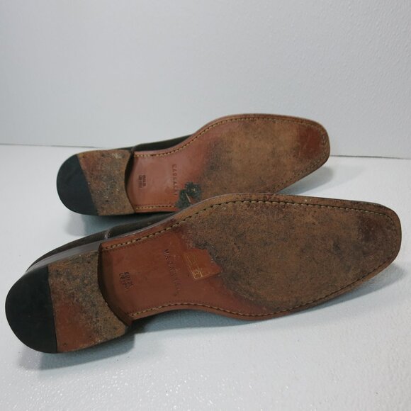 Magnanni Cap Toe Suede Leather Oxfords Men's Footwear Shoes Derby Morocco Sz 10 - Picture 3 of 7
